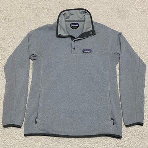 Patagonia Better Sweater Gray Marsupial Fleece Pullover Womens Medium M